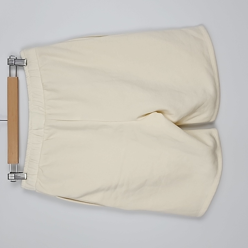 Streetwear Society Active Women's Cream Shorts Fleece Lined Stretch Pockets M - Picture 2 of 12